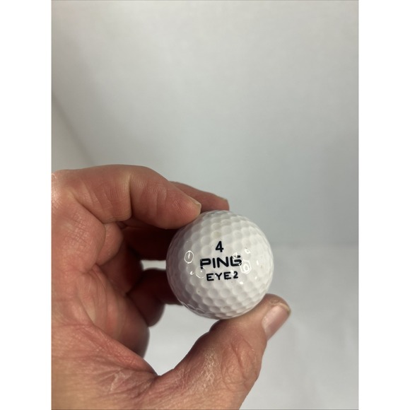 Ping Eye 2 #4 Golf Ball Two Tone Teal & White Black Print - Picture 6 of 10